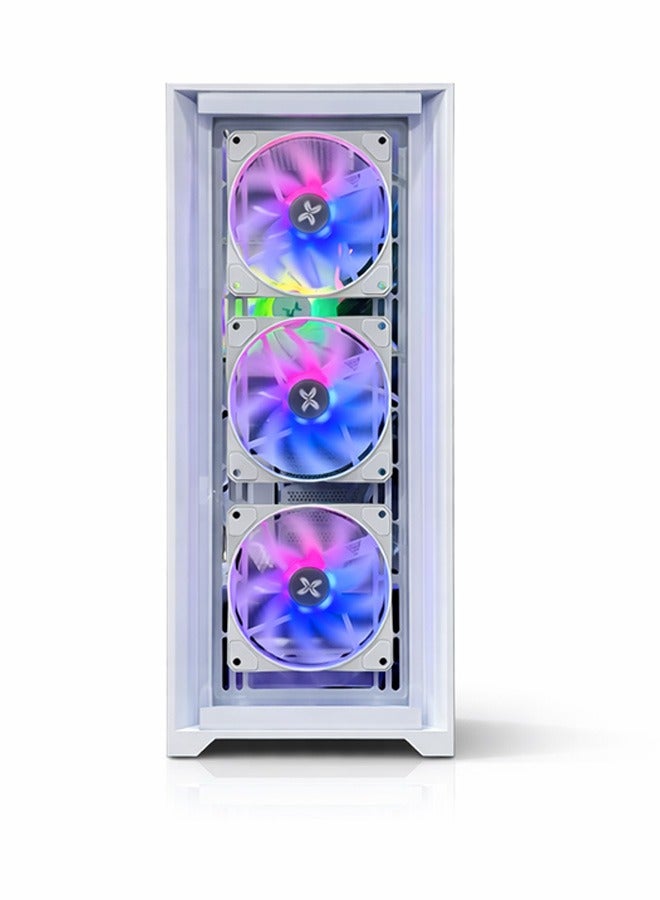 Game Sekret Skye Gaming PC - Intel Core i5-12400F | GeForce RTX 3050 6GB GPU | 16GB DDR4 RAM-500GB NVMe SSD | Air Cooler-H610 MB-500W 80+ PSU | WiFi-Bluetooth-Windows 11 Pro | Game Sekret Desktop Computer | 1 Year Warranty White - Image 3